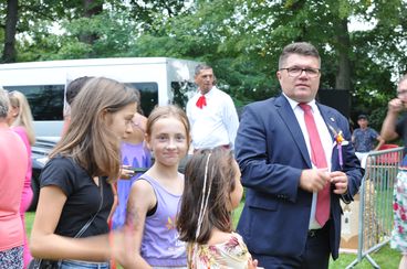 Dobra zabawa na dożynkach gminy Wieluń
